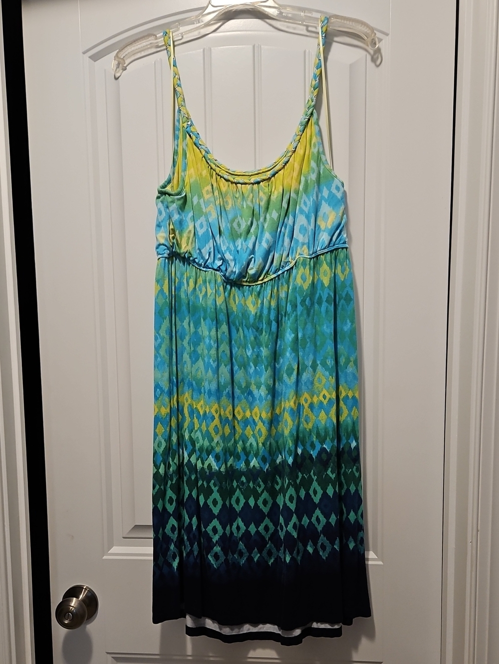 Style & Co. Spaghetti Strap Ombre Stretch Dress